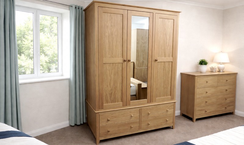 Moreland Oak Wardrobe